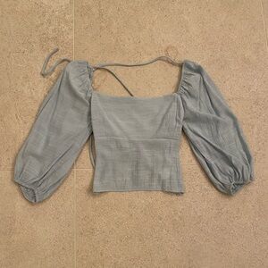 Elegant Blue Women's Top